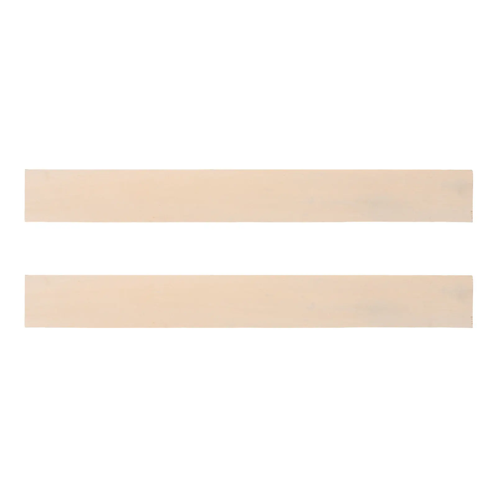 2 Pcs Bed Frame King Wooden Slats Double Mattress Bedframe Queen-size Replacement Beige Support System Floor