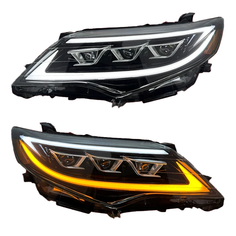 

Для Camry 2012-2014 Обновление системы автоматического освещения Новые светодиодные головные фонари Светодиодный проектор Высококачественные светодиодные фары