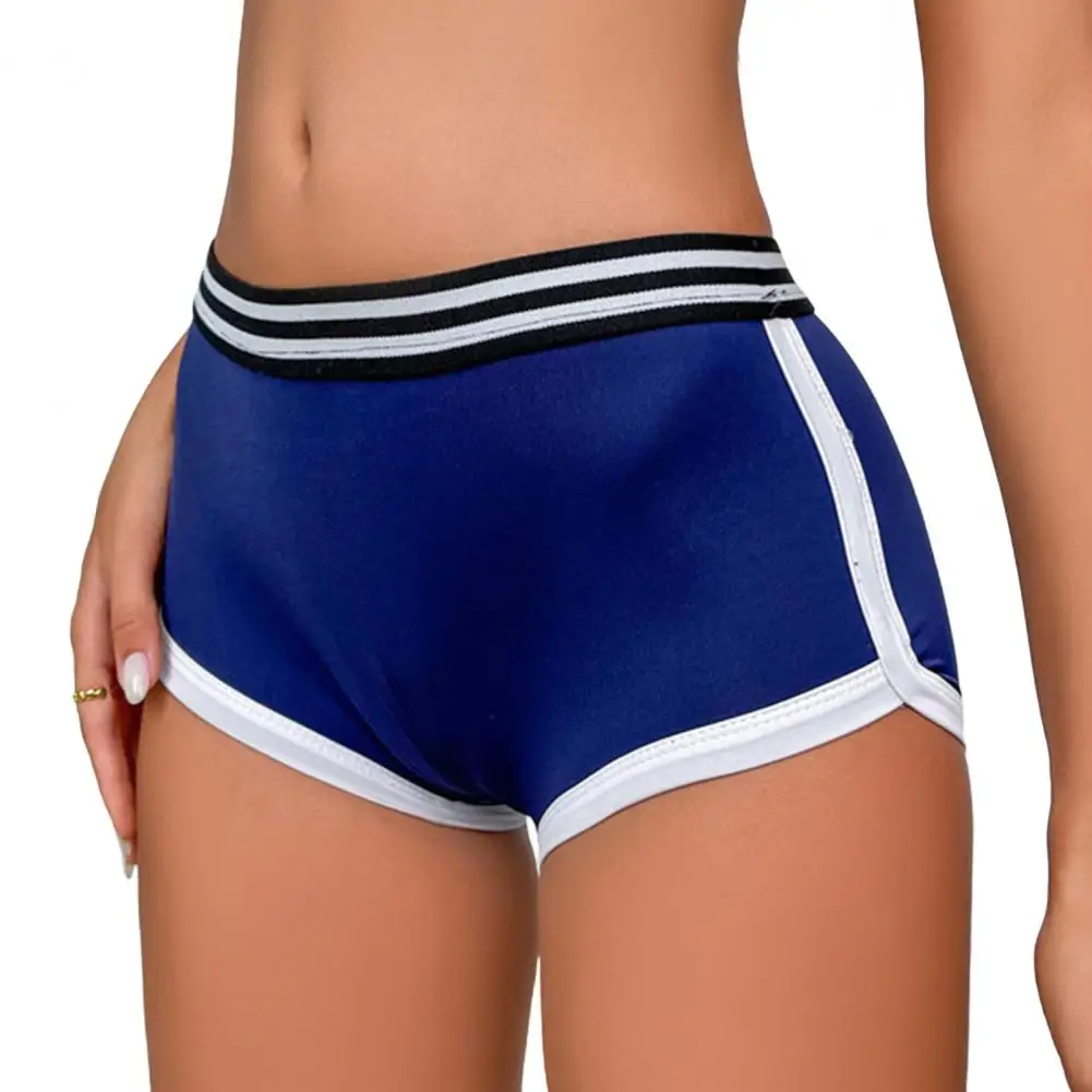 

Women's Boxer Panties Breathable Low Waist Underpants Ladies Fitness Boxer Shorts for Sports Home Gym Daily Wear