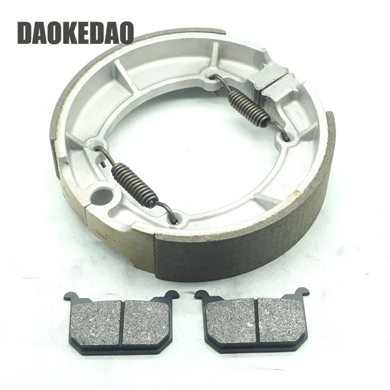 For Kawasaki KZ550 LTD Shaft Spectre 550 Sports A2-A4 M1 C1-C4 F1 F2 Motorcycle Front Brake Pads Rear Brake Shoe Kit Set