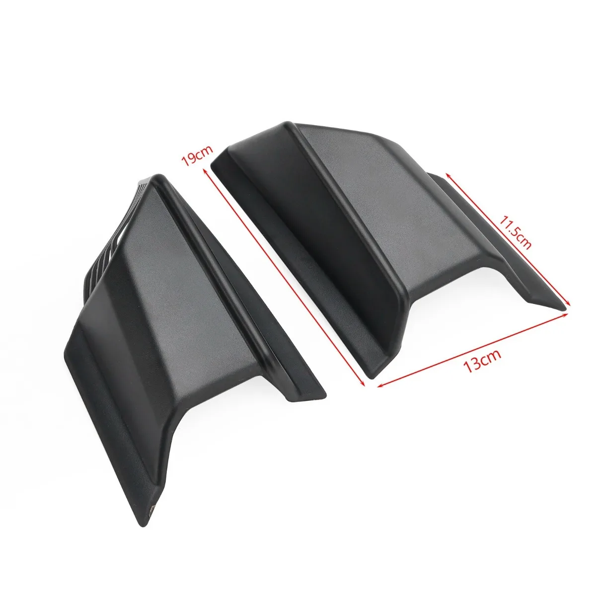 2pCS Motorcycle Body Winglet Side Deflector Air Wing Spoiler M549-A366-BLK For HONDA ADV-150 2019 2020 2021 2022 Black U