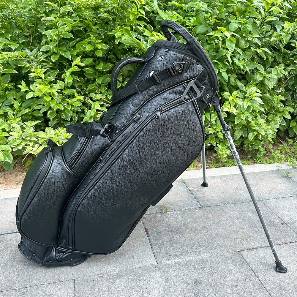 

ASL GOLF OEM Brand Pu Leather Polyester Stand Bags Waterproof Custom logo Golf Club Bags