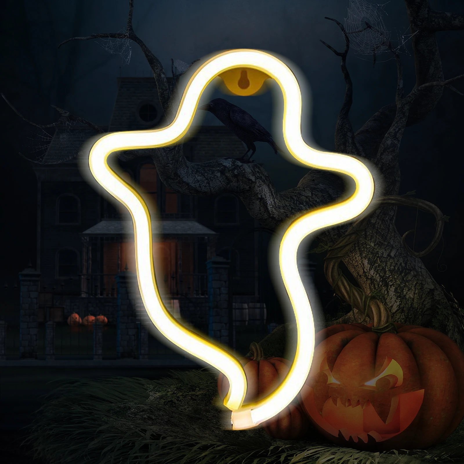 Hanging LED Lights Halloween Decorations Durable Creative Battery Or USB Powered Romantic And Special Atmosphere