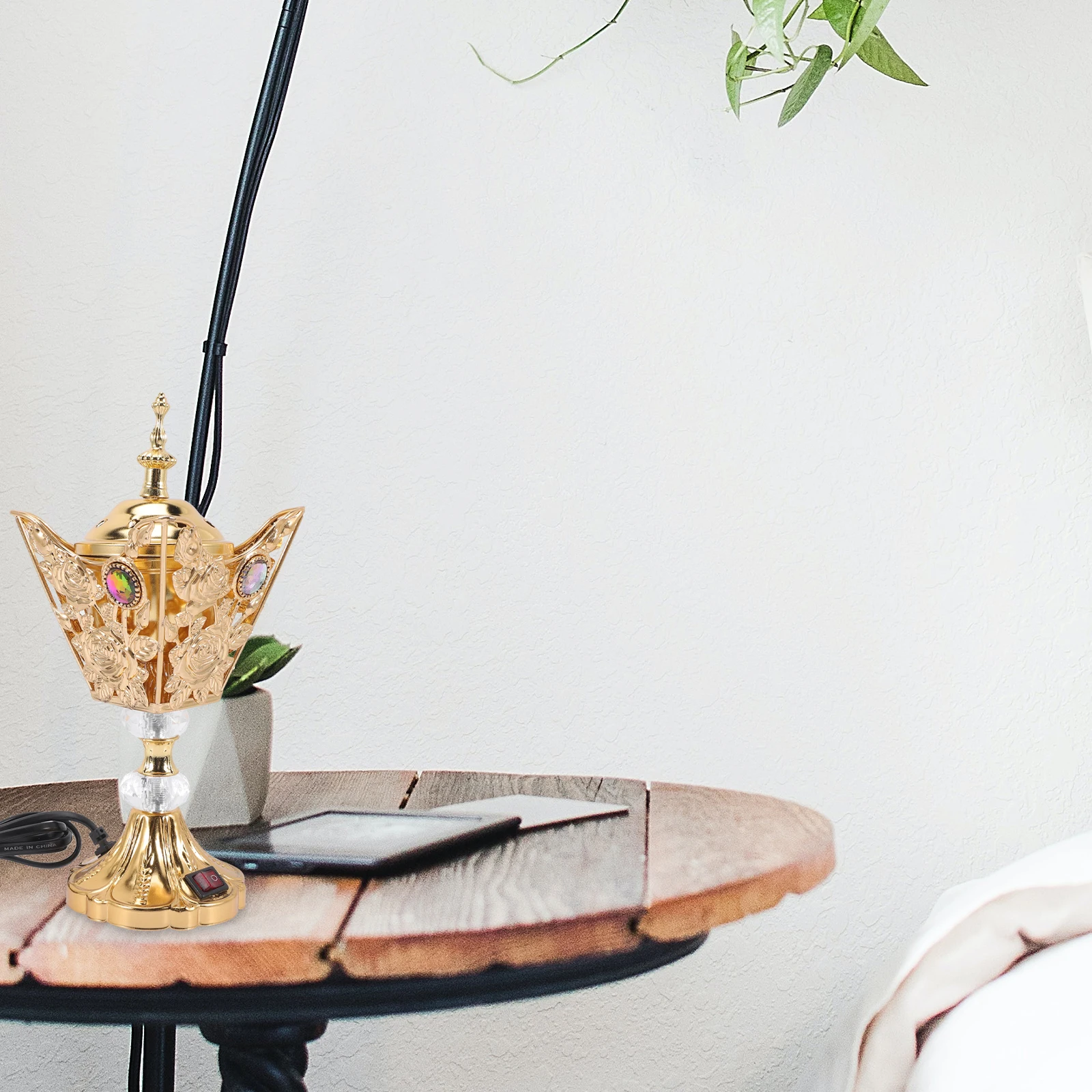 

Electric Incense Retro Aroma Therapy Holder Japanese Incense Burner Censer Home Decor Decorative Burner