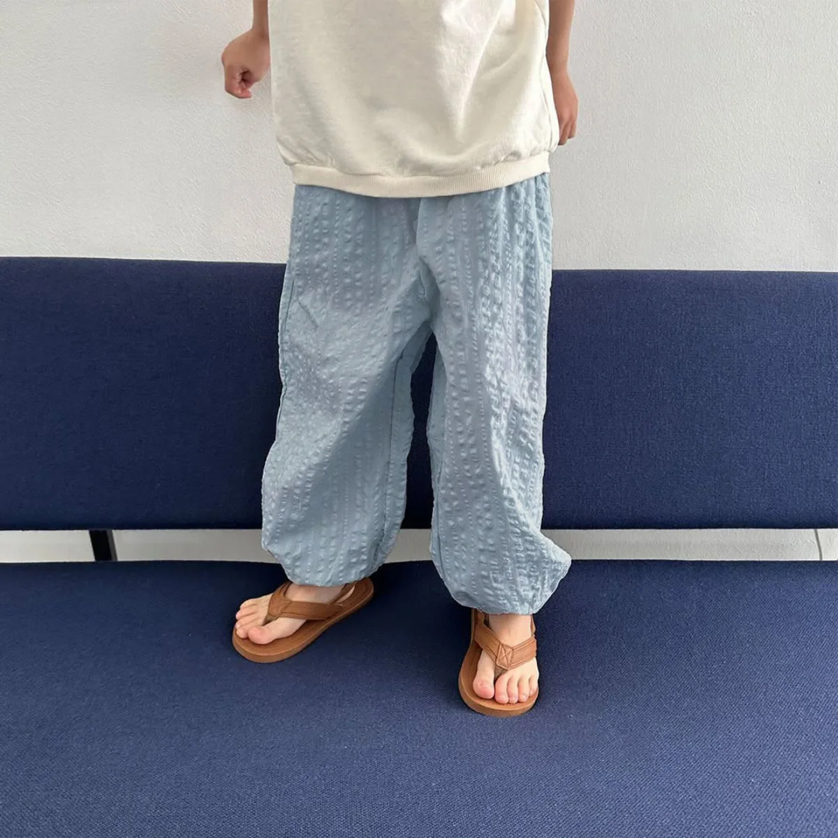 2026 Summer New Baby Thin Mosquito Resistant Pants Infant Cotton Breathable Trousers For Girls Boys Toddler Casual Pants