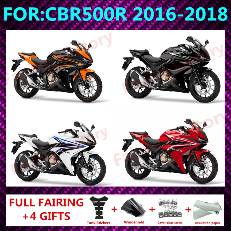 

Комплект обтекателей под давлением для CBR500 CBR500R 2016 2017 2018 аксессуары для мотоциклов cbr 500 16 17 18 Обтекатели для кузова zxmt