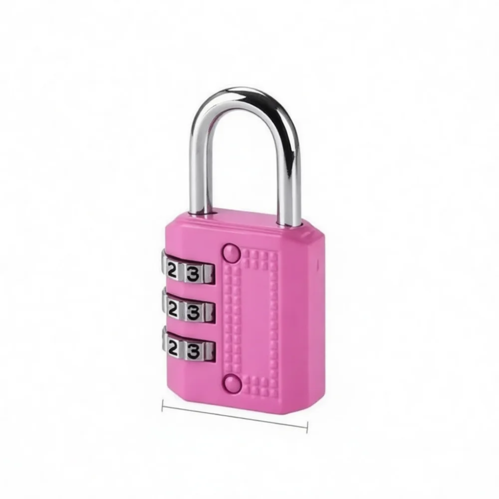 Zinc Alloy Travel Combination Padlock Waterproof Anti Rust Gym Locker Security Lock Resettable Mechanical Code Gadget