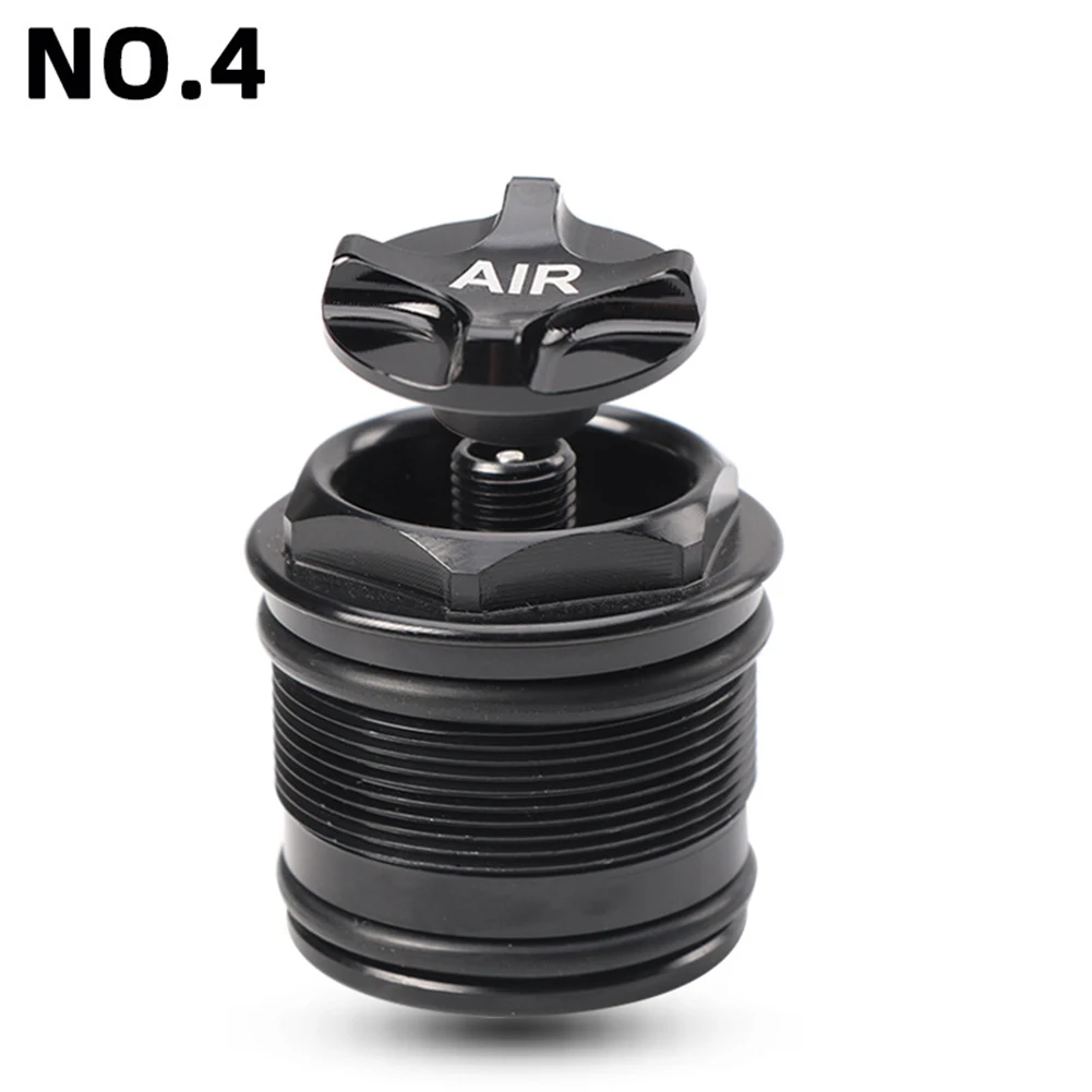 MTB Bike Fork Valve Nut Bicycle Air Fork Cover Thread 28.3/30.3/32.3x1.0mm  Aluminum Alloy Thread Air Fork Cap Cycling Parts