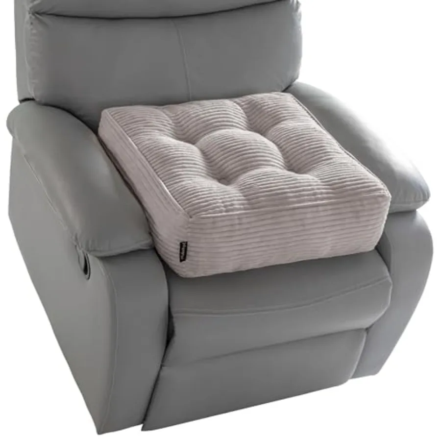 

Tufted Corduroy Recliner Seat Cushion for Elderly Inch Extra Large Square Seat Cushion for Recliner Chair Floor Pillow Office C