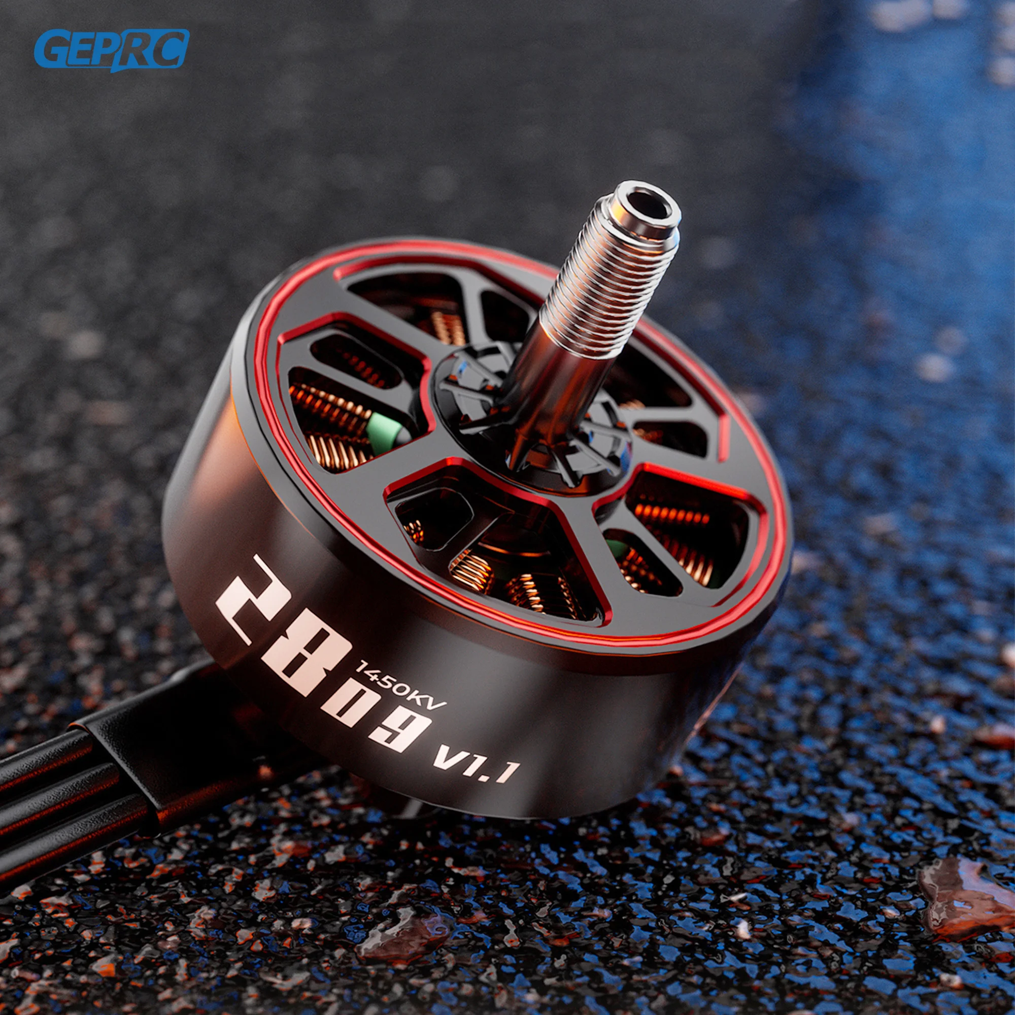 GEPRC SPEEDX2 2809 V1.1 Motor Brushless Black with 7/8 Inch MOZ7 RC FPV Racing Drone Multicopter Accessories