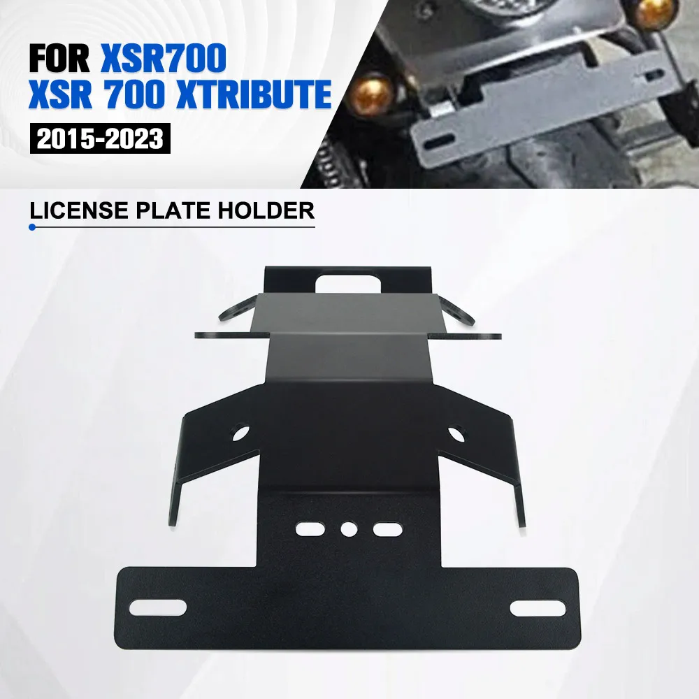 

For YAMAHA XSR700 XSR 700 XTribute 2015-2023 2024 2025 Motorcycle Accessories Rear License Plate Bracket Holder Mounting Support