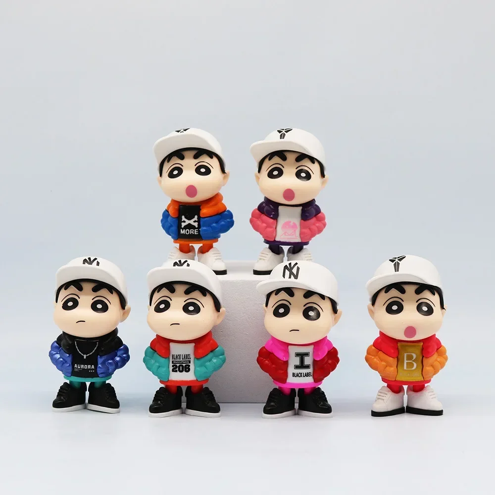 New Crayon Shin-Chan Hand Fashion Dress Wearing Hat Shin-Nohara Shin-Nosuke Q Version Cute Cartoon Cartoon Model Display Gift