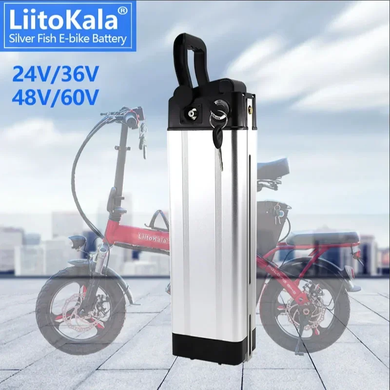 LiitoKala Haiba 48V  Lithium ion Ebike Bicycle Battery Pack 10Ah 15Ah 20Ah For MiFa CMACEWHEEL GW20 750W Folding Bike