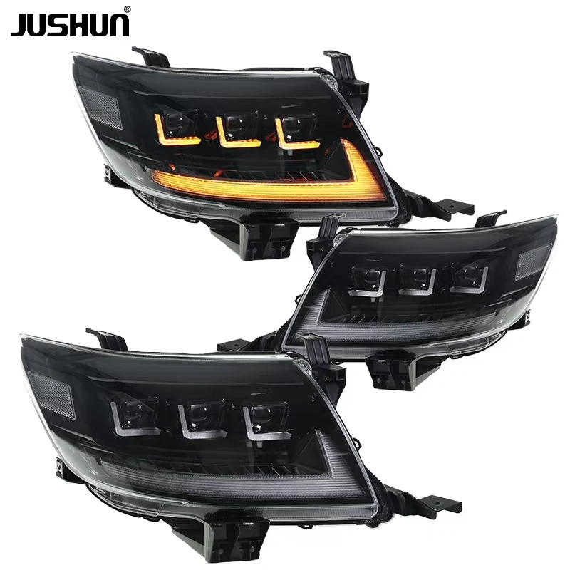 

JUSHUN EU Certification Used For Toyota Hilux Vigo 2008-2014 Car Headlights Follow-Me-Home Lighting Auto Parts Led Head Lamp