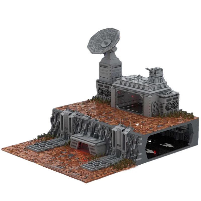 

NEW 10826PCS Famous space Movie scene MOC Impering Underground Hangar Communication Base model DIY creative ideas Toy Gift Block