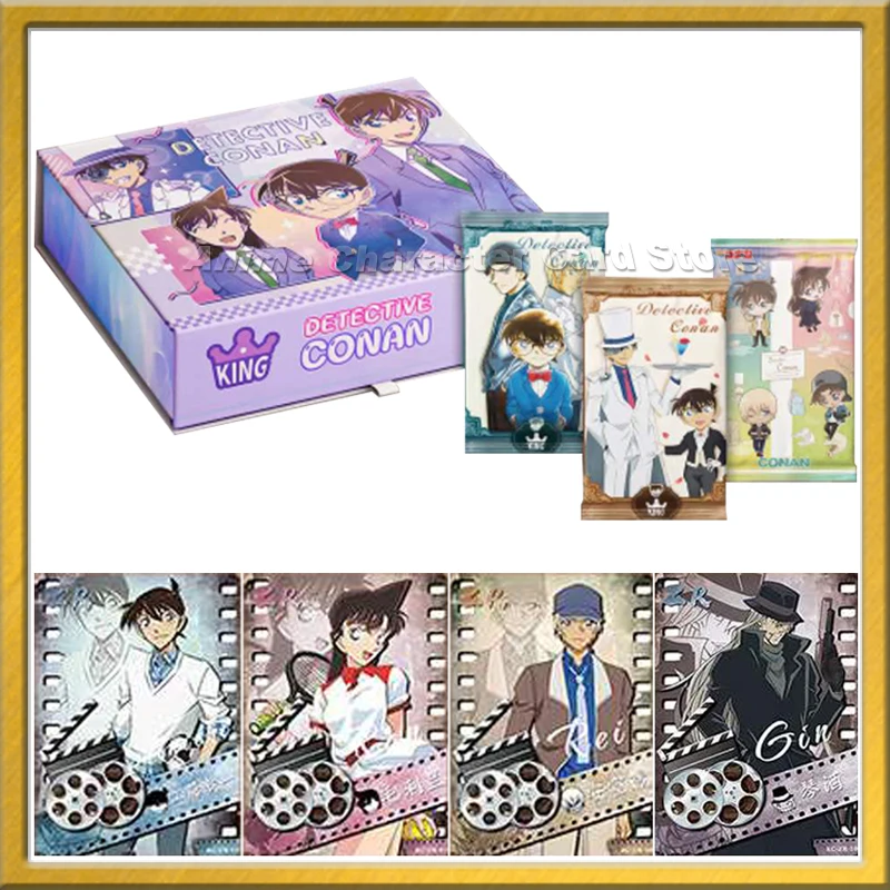 King CARD Detective Conan Cards Anime Character Rachel Moore Haibara Ai Collection Board Game Hobbies Toy Children Birthday Gift