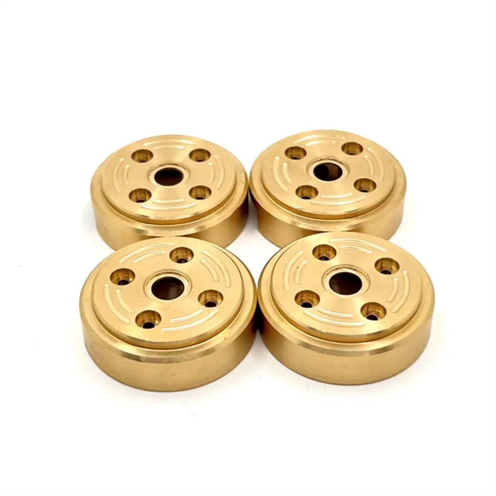 

2pcs 1 24 Counterweight RC Upgrade Part Brass Heavy Duty Rc Counterweight For FMS FCX24 RC Car Part RC Car Accessories Golden