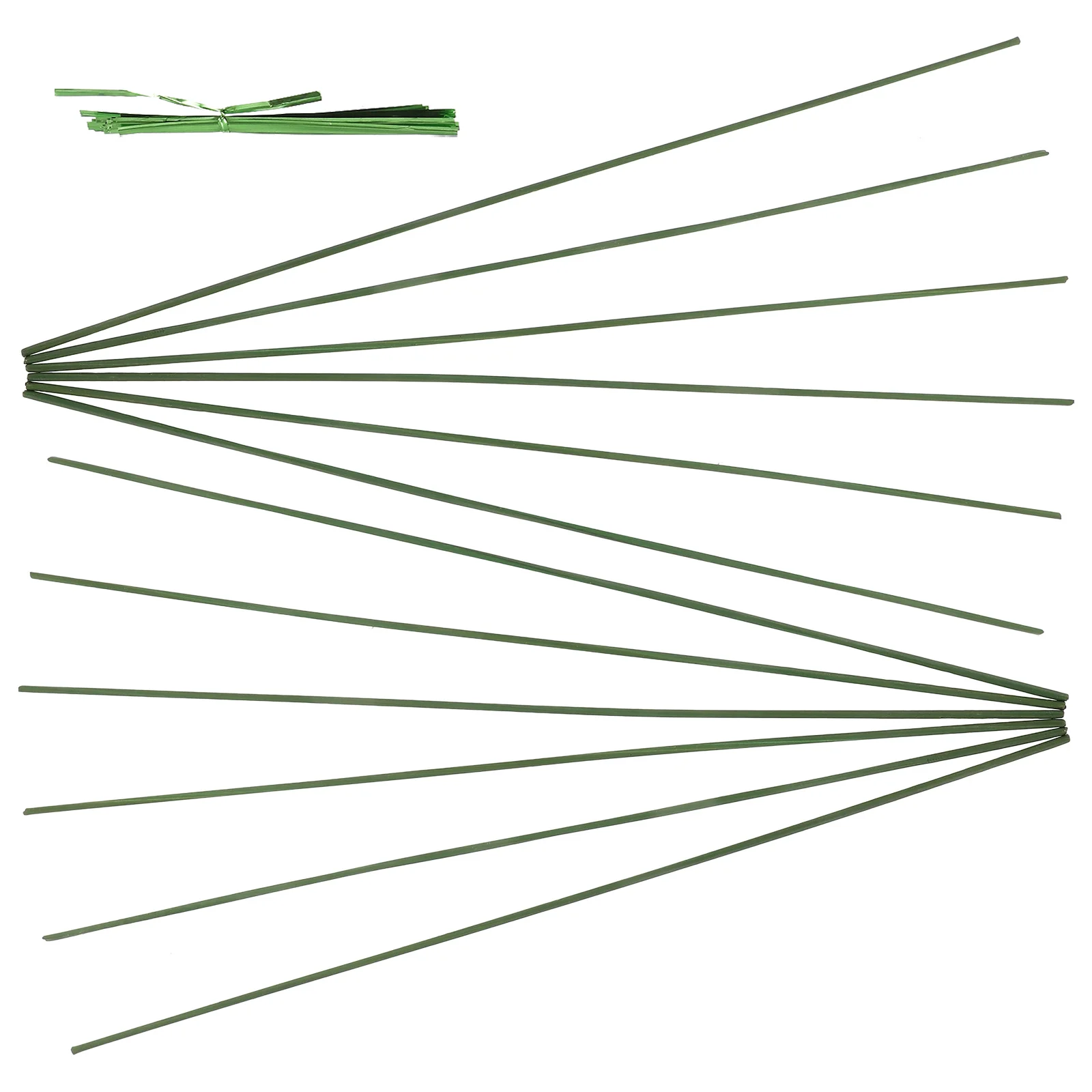 20 قطعة قضيب دعم النبات بوعاء قضيب دعم نمو النبات البلاستيكي القوي للداخلية والخارجية حديقة أوتاد الزهور العصي