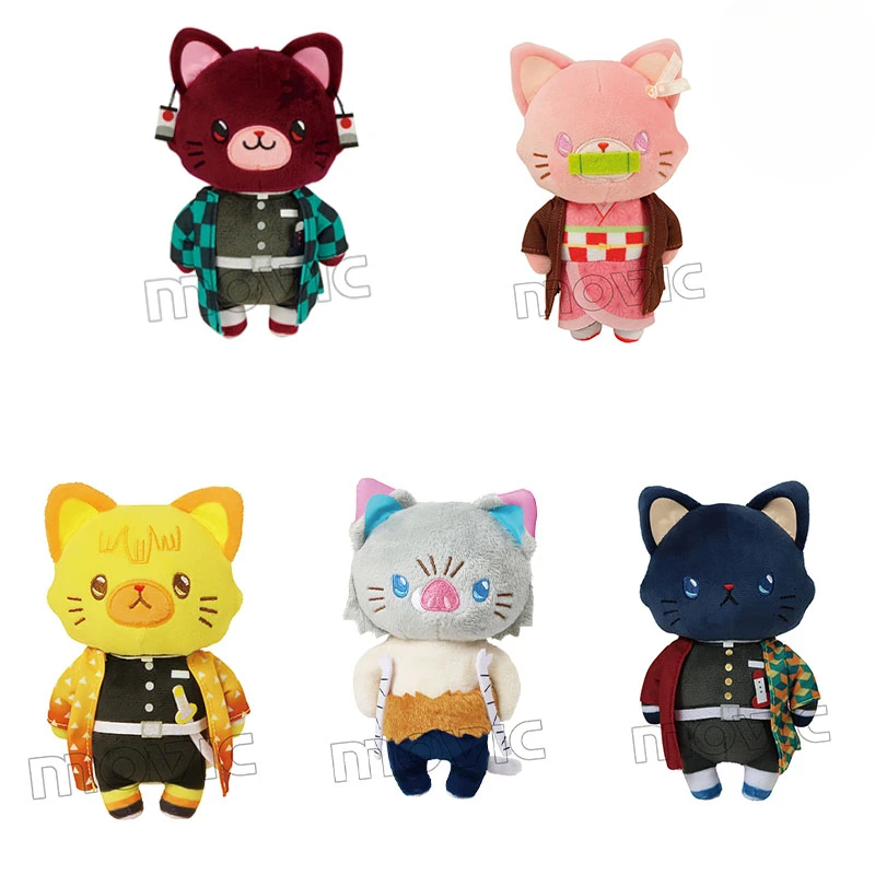 

Anime Demon Slayer Kamado Tanjirou Hashibira Inosuke Nezuko Agatsuma Zenitsu Tomioka Giyuu Cosplay Plush doll Pendant