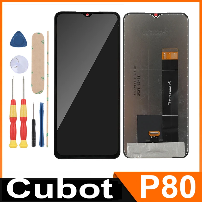 Pantalla LCD para Cubot P80/6,58 "FHD, pantalla táctil, Marco