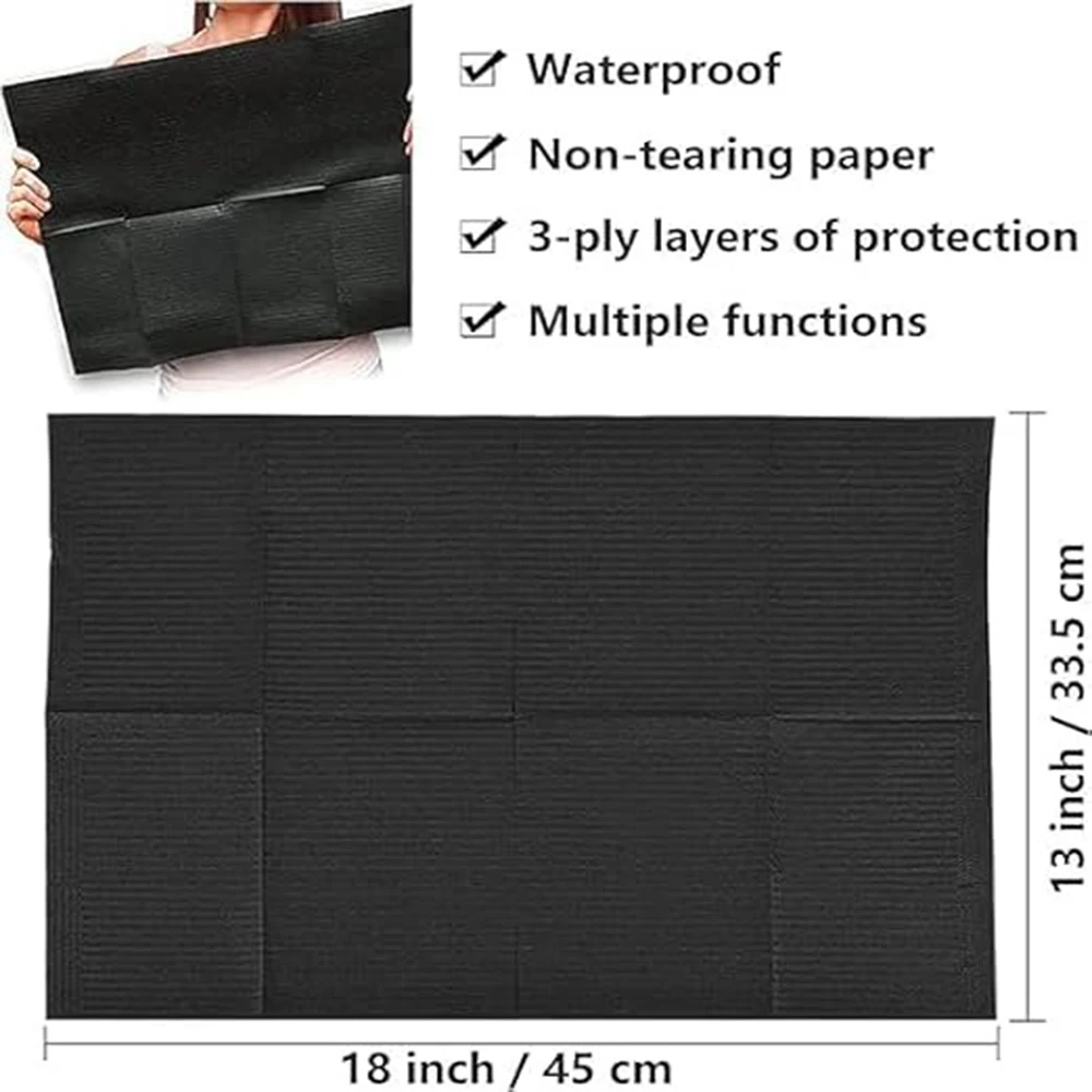 125/50/10pcs Tattoo Clean Pads Disposable Dental Bibs Waterproof Table Covers Multi-colors Patient Dental Napkins Tattoo Supply