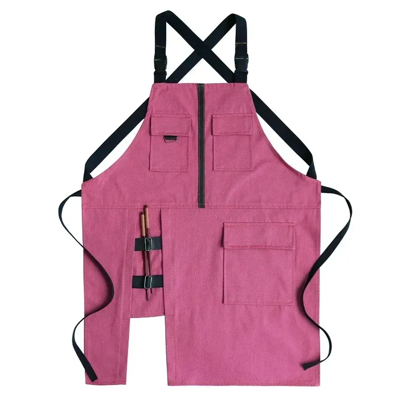 Vintage Cowboy Apron with Adjustable Straps – Stylish and Practical Work Uniform for Men and Women in Restaurants and More