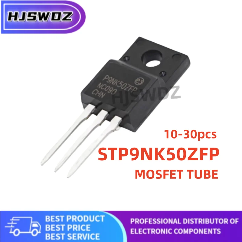 10~30Pcs New STP9NK50ZFP P9NK50ZFP STP9NK50 TO-220F MOS Field-effect transistor