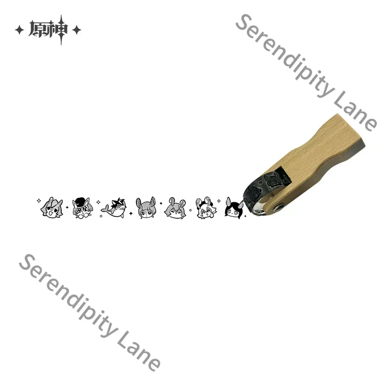 Genshin Impact Signet Melusine Roller Stamp Series Ambitus Official Cosplay Friend Gift Stamper Colleagues Goods Game Anime Seal