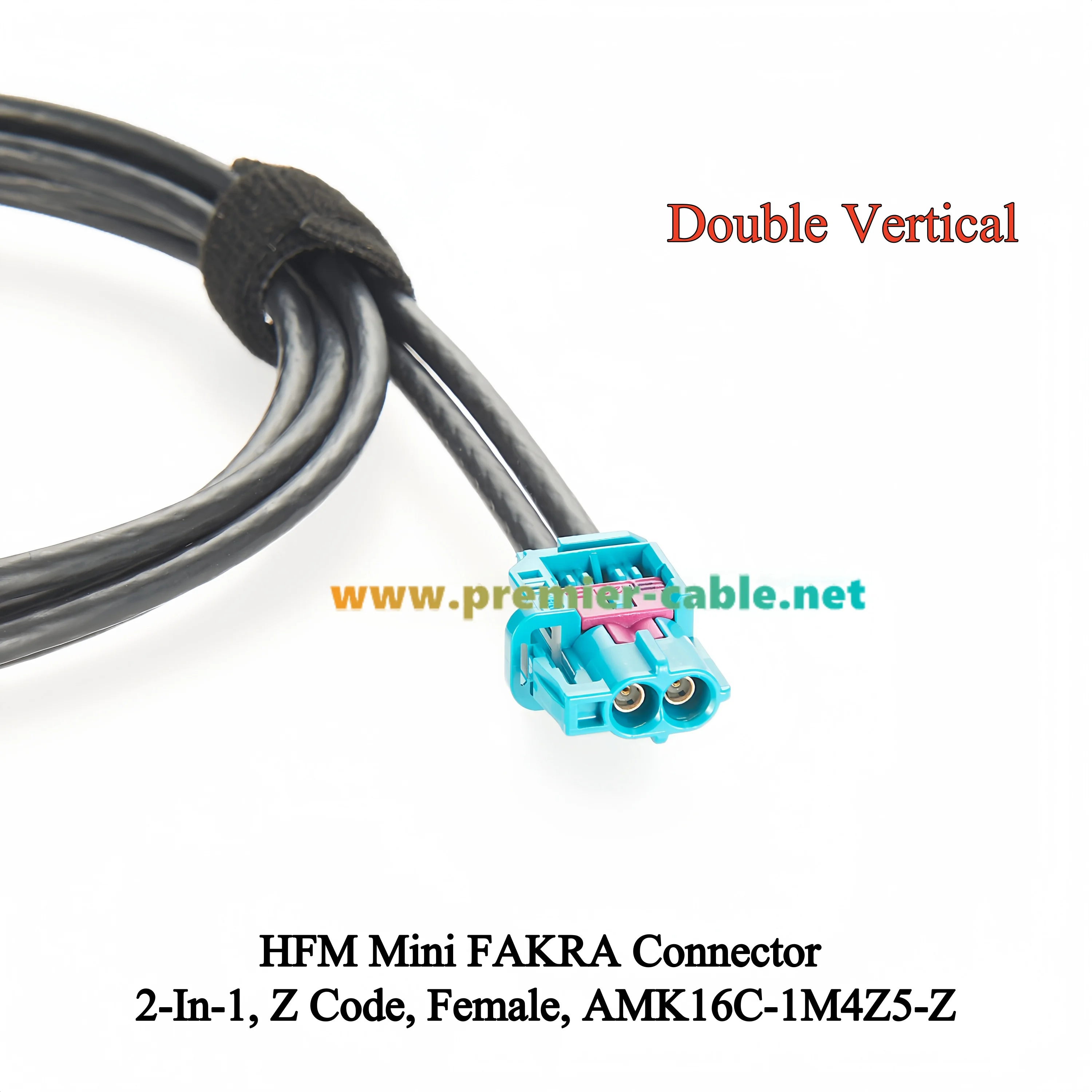 2 in 1 Rosenberger Mini FAKRA to Fakra RF Coaxial Cable AMK16C-1M4Z5-Z to 59Z114-000Z GPS Antenna Extension Cable for FPD-Link