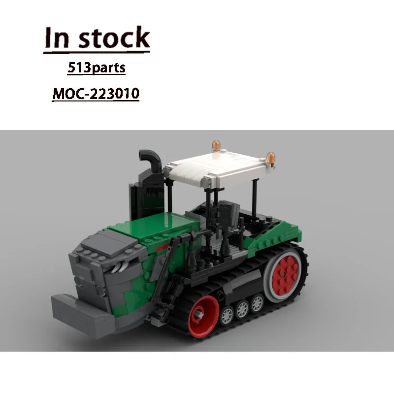

MOC-223010 маленький грузовой сельскохозяйственный трактор, строительные блоки, модель 513, деталиMOC, креативные строительные блоки для мальчиков и детей на день рождения, игрушки, подарки