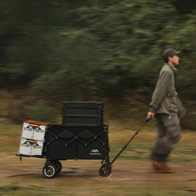 

Электрическая тележка для кемпинга большой вместимости, портативная складная тележка для пикника, пляжа, рыбалки, путешествий, регулируемая, для использования на открытом воздухе