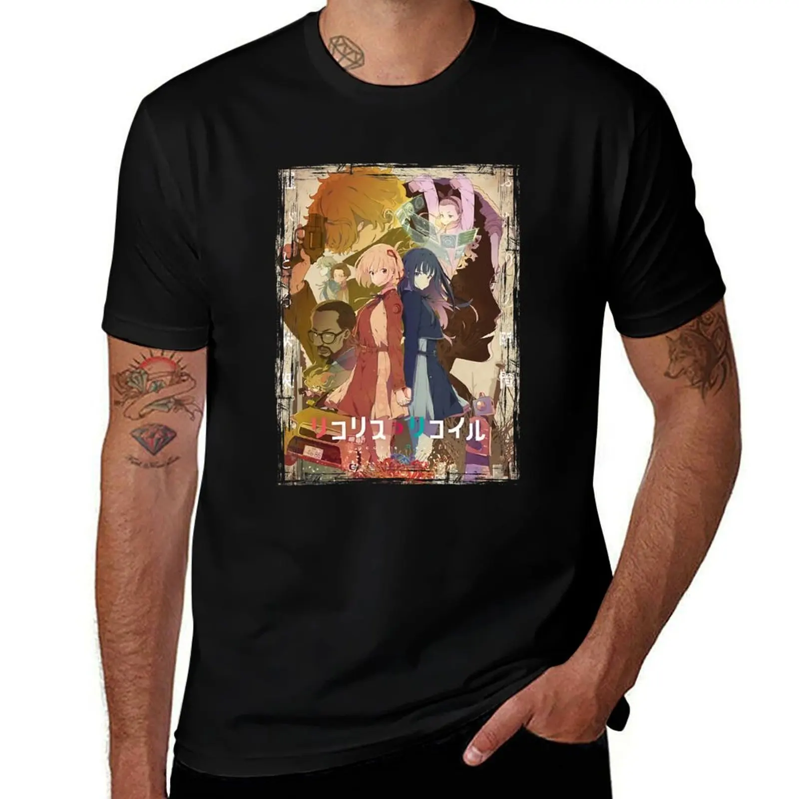 Lycoris recoil T-Shirt Dry Fit Running Short Sleeve Top T-Shirt