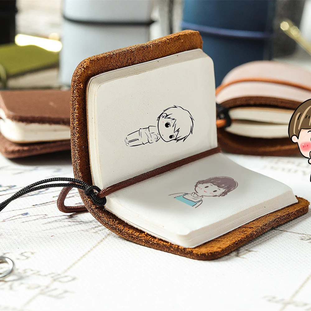 1pc Super Mini Portable Notebook Core Diary Book Daily Planner Organizer Pocketbook Sketchbook Travel Journal Booklet Notepad