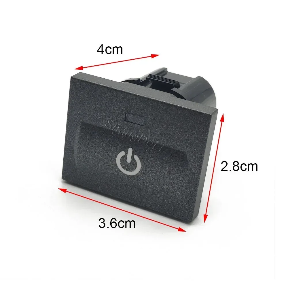 Car LED DRL Light Packing Radar Power on Off Camera Mirror Heating Exhaust Switch Button for Ford Focus 2 Mk2 2009 2010 2011