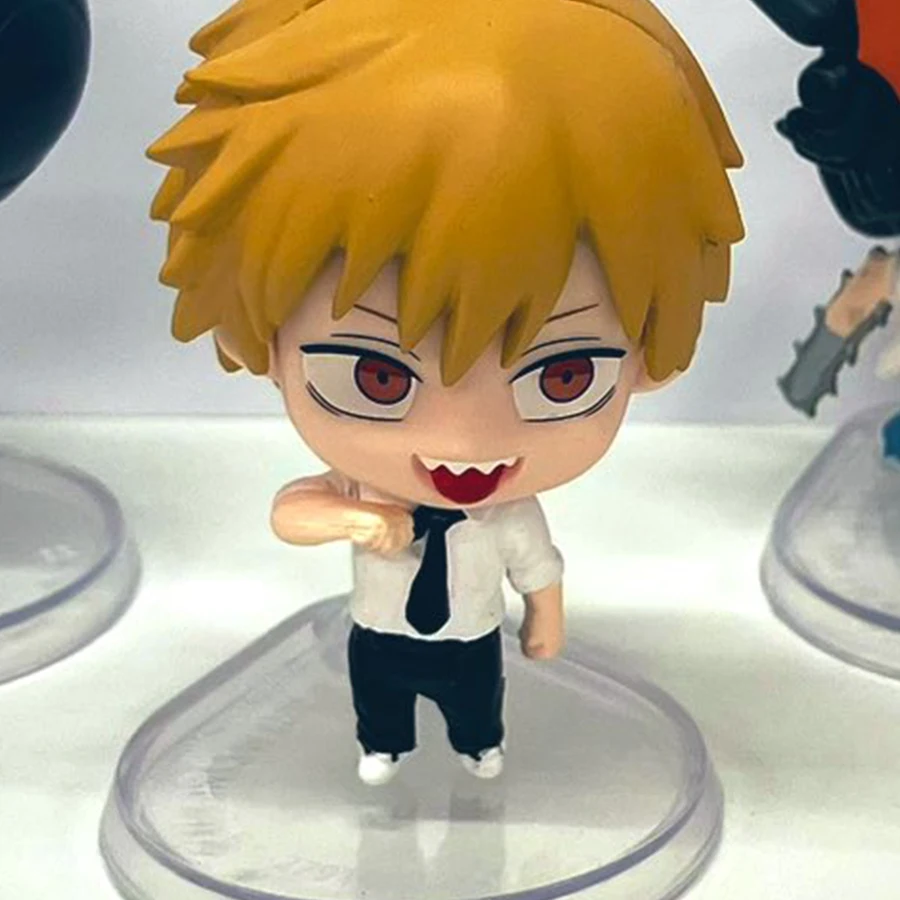 ฟิกเกอร์แท้จาก Bandai Chainsaw Man ตัวละครเด็นจิ เรเซะ มาคิมะ บีม แบบกาชาปอง ตั้งได้ ของสะสม ของขวัญ