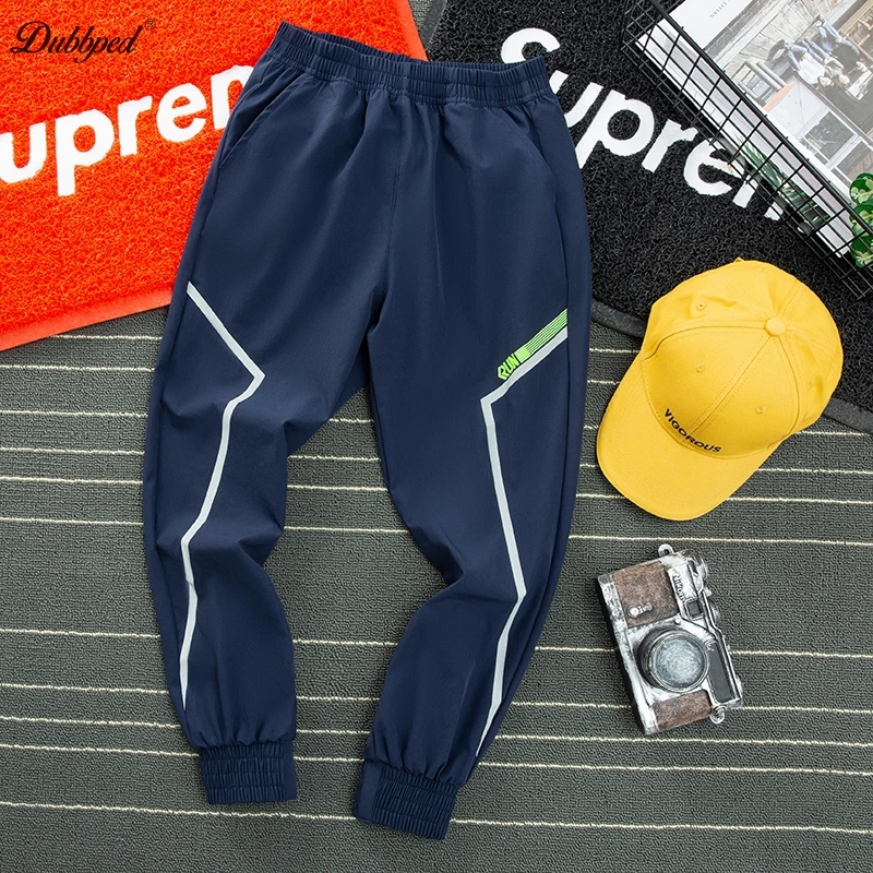Dubbped Spring Summer Style Quick Drying Sports Summer Children Clothing Boys Casual Pants Thin Breathable Mid Large Children