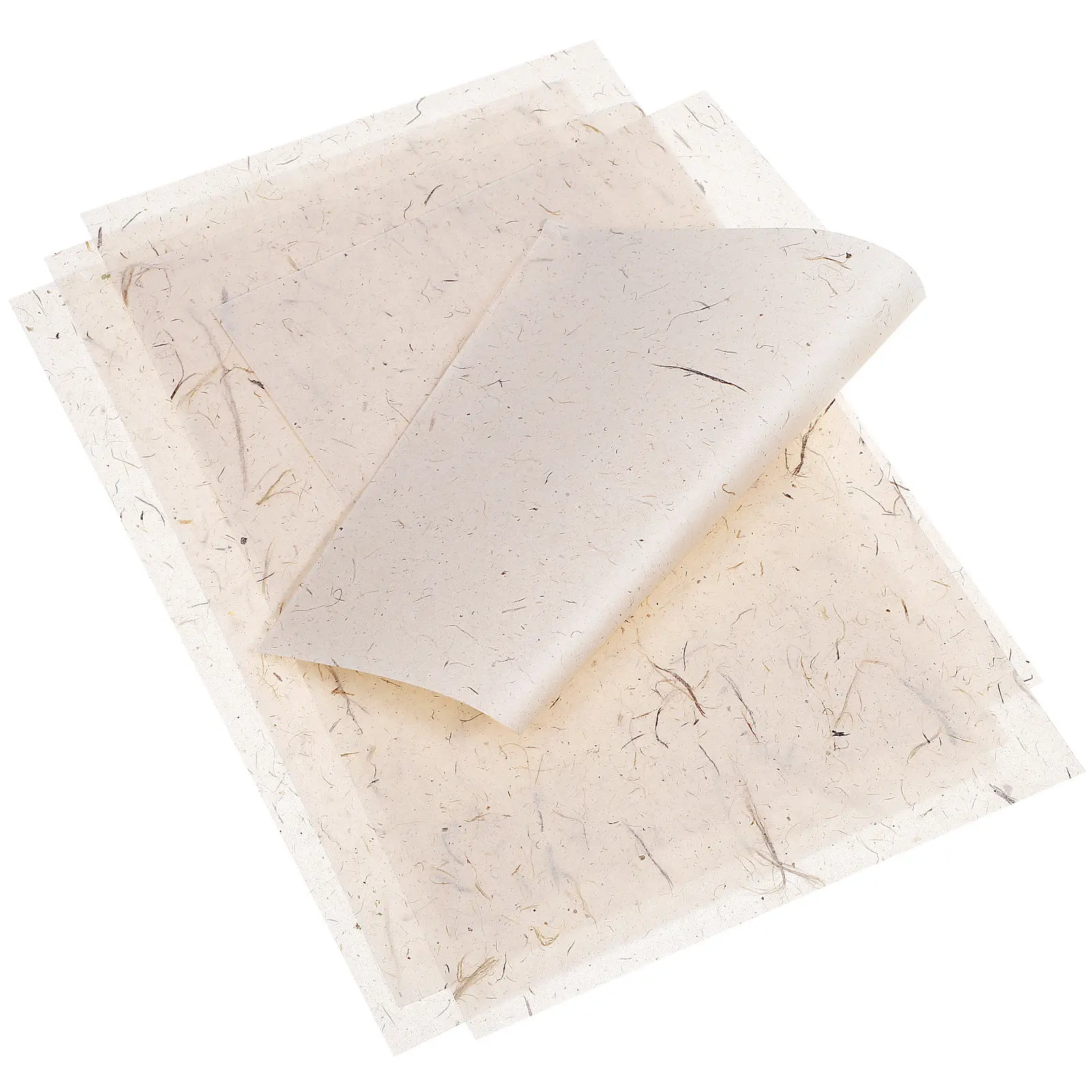 60Pcs Calligraphy Painting Paper Sheets High Absorbency Natural Texture for Traditional Chinese Painting Art Craft Practice