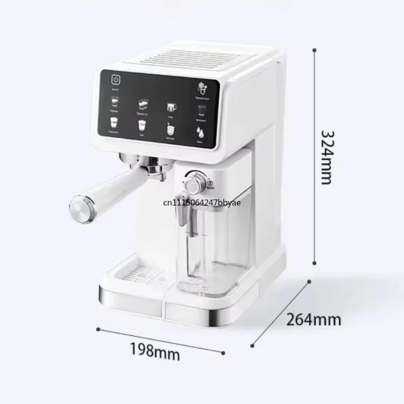 For 220V Touch‑Screen Espresso Coffee Machine 20Bar Coffee Maker With Milk Frother Automatic Brewer Energy‑Saving For Home