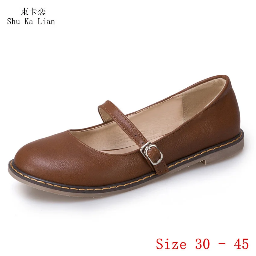 

Woman Slip On Flat Shoes Loafers Girl Ballet Flats Women Small Plus Size 30 - 45