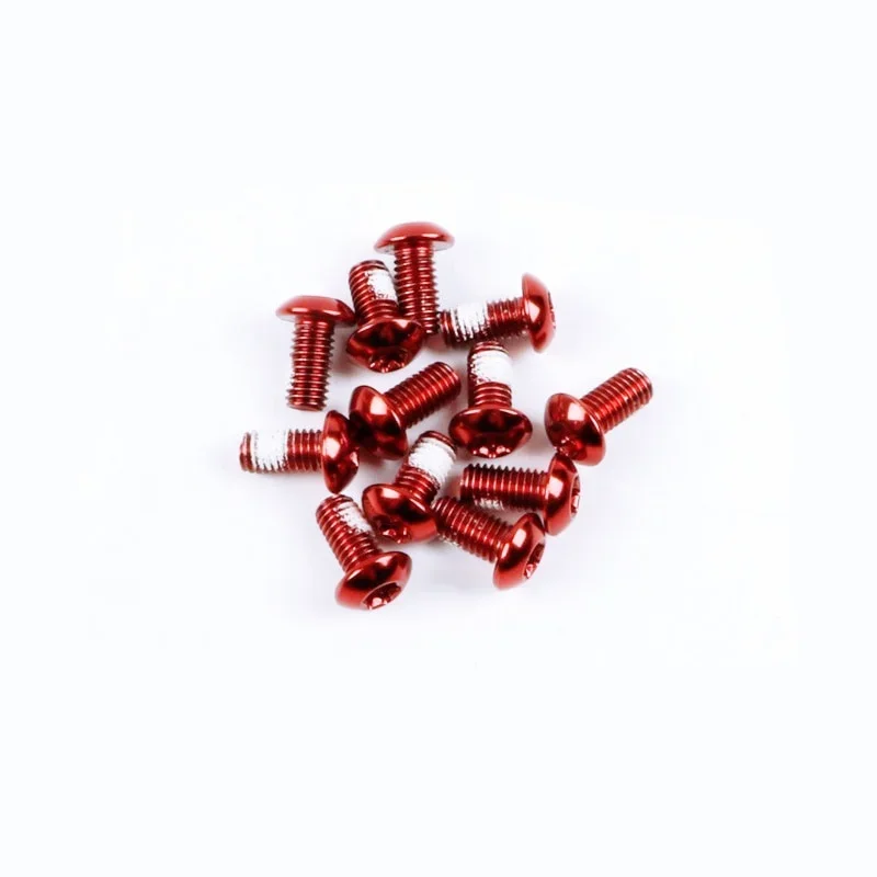 12PCS Colorful Bicycle Disc Brake Rotor Bolts T25 M5x10mm MTB Bike Alloy Steel Disc Brake Rotor Fixing Screws