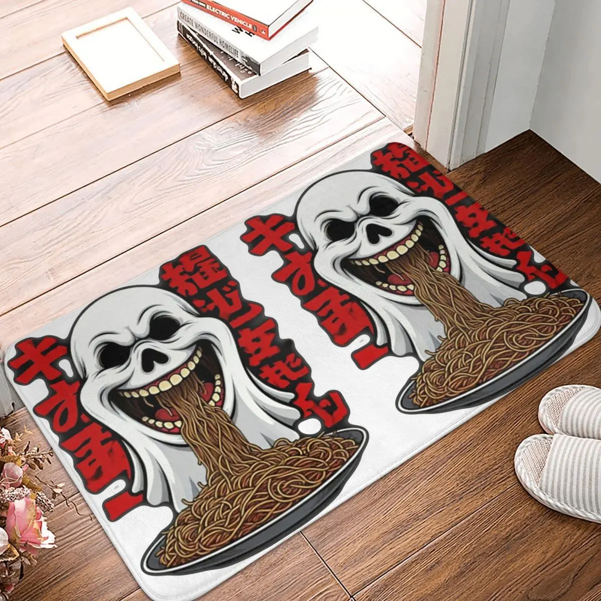 Hungry Ghost Ramen Non-slip Doormat Floor Mat Absorbent Mat Carpet Rug for Kitchen Entrance Home Balcony Footpad Mats