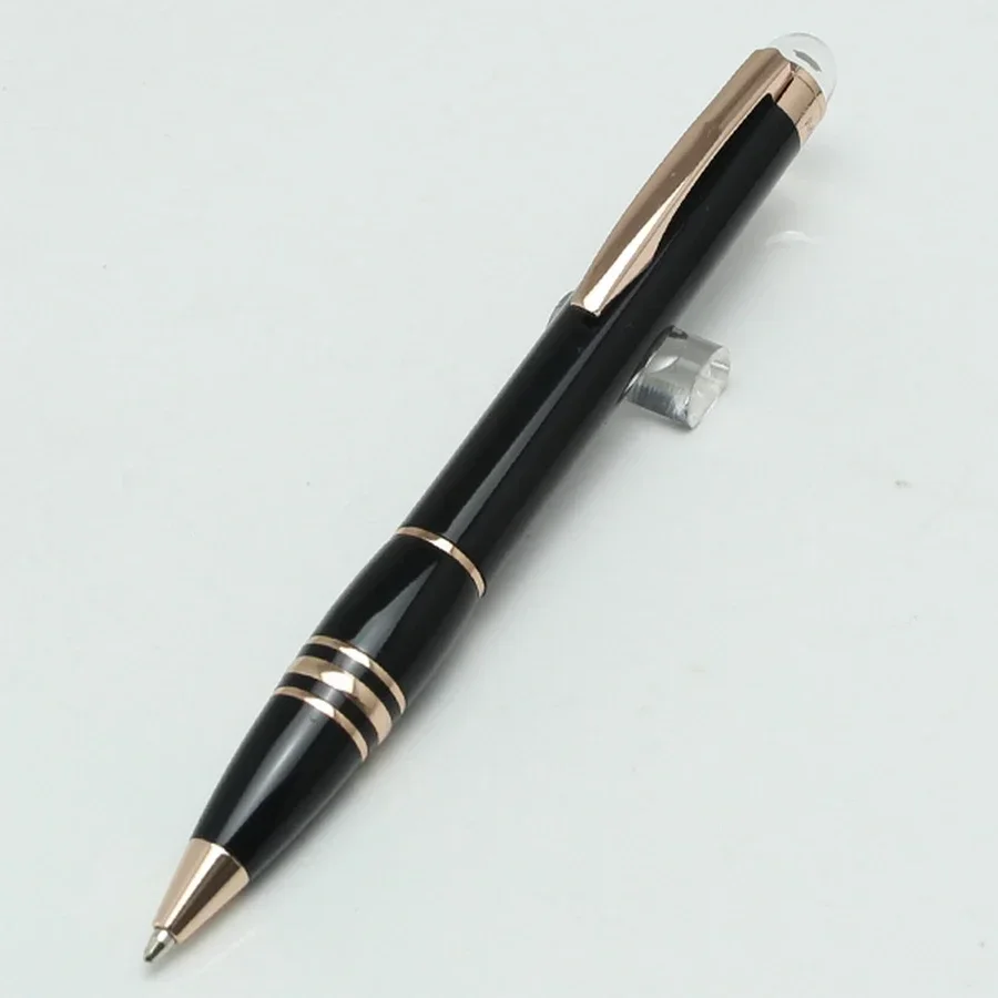 طبعة محدودة كلاسيك ستار دبليو قلم حبر جاف معدني أسود وردي ذهبي الأعمال مكتب القرطاسية تعزيز كتابة الأعمال