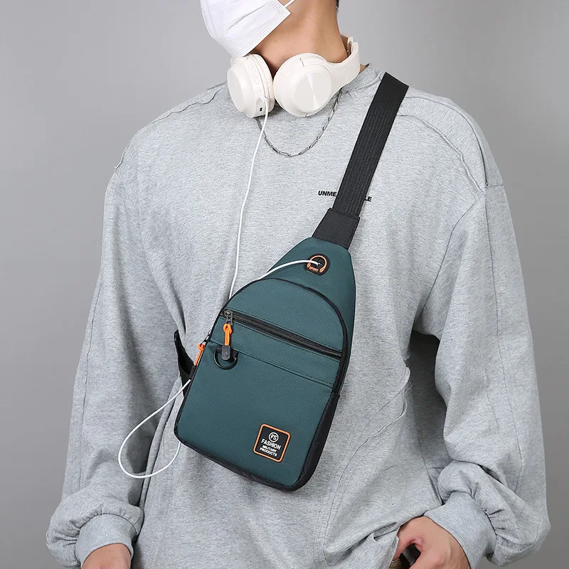 مقاومة للماء متعددة الوظائف حقيبة رافعة جديدة بسيطة حقيبة كتفية للسفر اليومية تخفيف رجال الأعمال الصدر حزمة Рুকস্যাক মুজজেরক #1