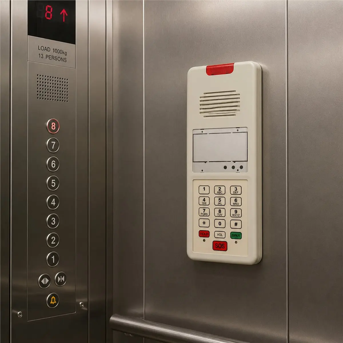 [T28C] Wall Mounted Landline Phone for ,Elevator,Bathroom,Kitchen SOS - Fire Protection Elderly-Friendly,Fixed Telephone