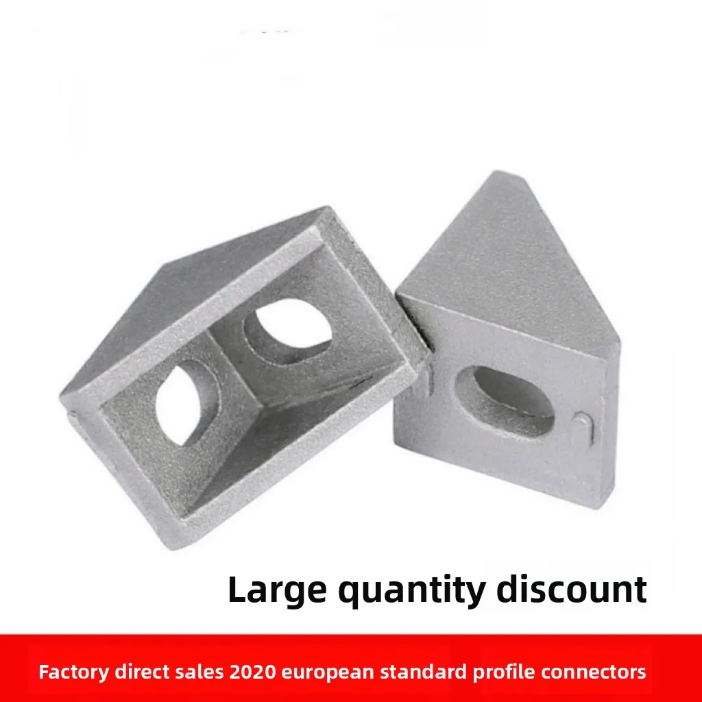 

3D Printer Parts European Standard Corner Code 2020 Aluminum 90 Degree Material Connector Thickened Connector T-shaped