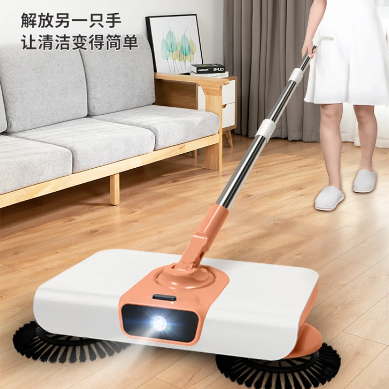 

Broom set household dustpan combination broom sweeper hand-push mopping integrated robot sweeping hair