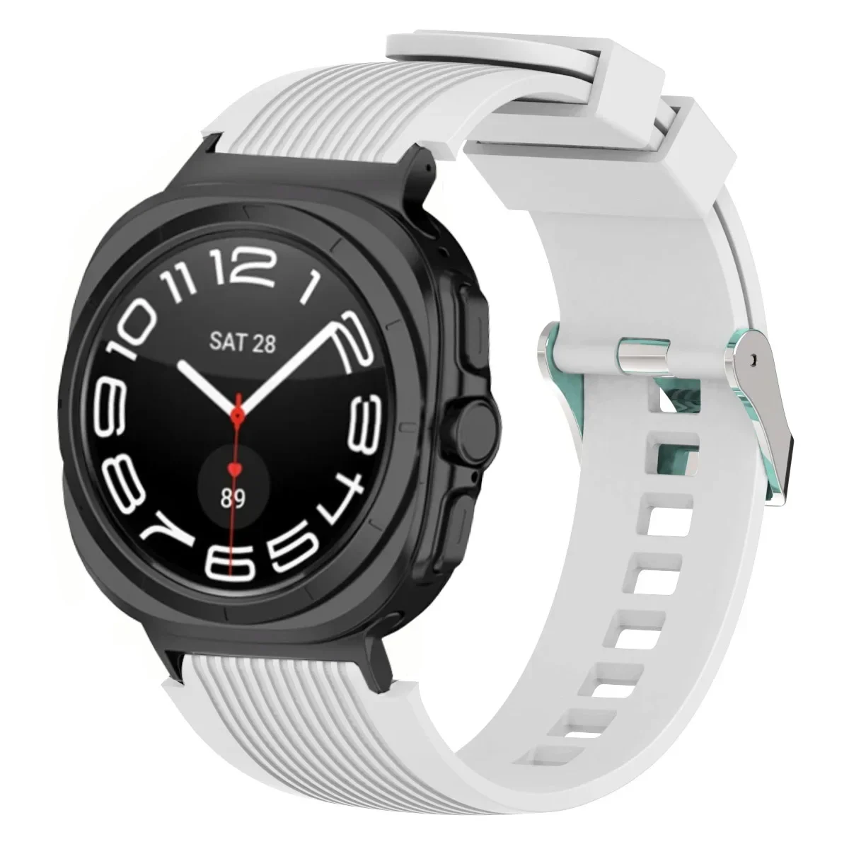 sports soft Silicone Strap For Samsung Galaxy Watch Ultra 2025 47mm breathable band For Samsung Watch 8 40mm 44mm 8 Classic 46mm