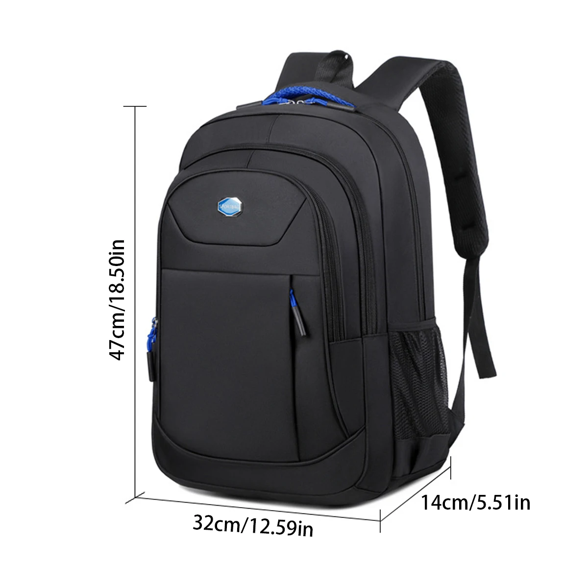 Men\'s Backpack Oxford Waterproof Backpack Business Computer Bag Leisure Travel Backpack High School Student Backpack-YXC