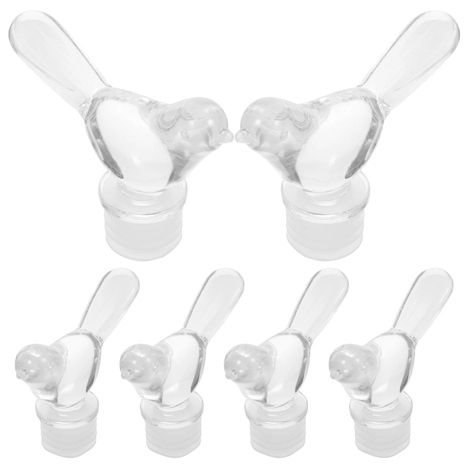 

6 шт. креативных многоразовых герметичных пробок для бутылок с вином, газировкой, маслом, уксусом и другими напитками, милые заглушки для бутылок