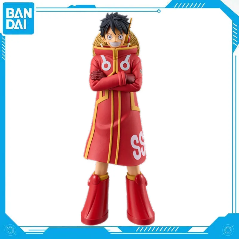 

Bandai Genuine Anime One Piece DXF Monkey D Luffy THE GRANDLINE SERIES Figure PVC Model Birthday Gift 16cm Toys Collection
